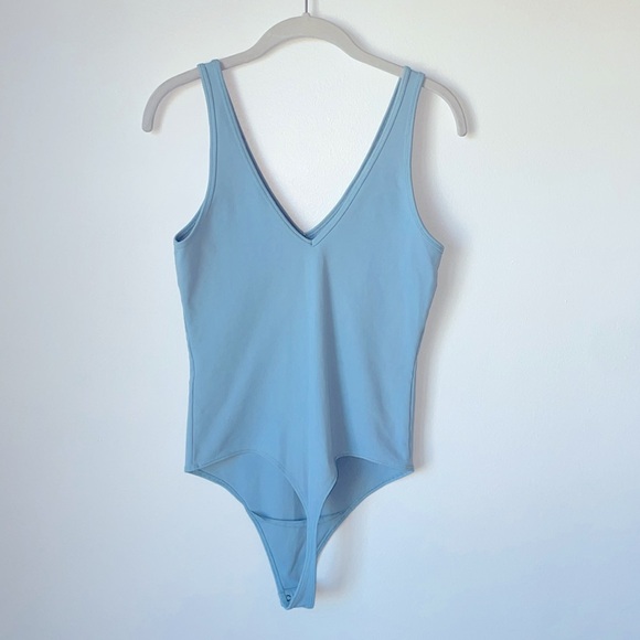 Abercrombie & Fitch Soft AF Collection Bodysuit in Light Blue - Size: M - Picture 2 of 5